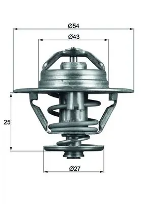 Termostato TX9379D Mahle Original