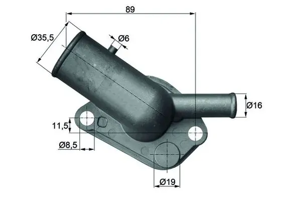 Termostato TI6487D Mahle Original