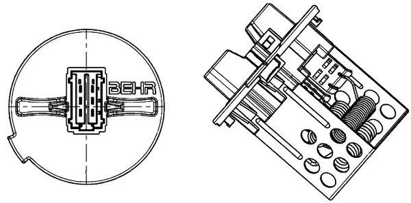 Resistencia de calefacción ABR93000P Mahle Original