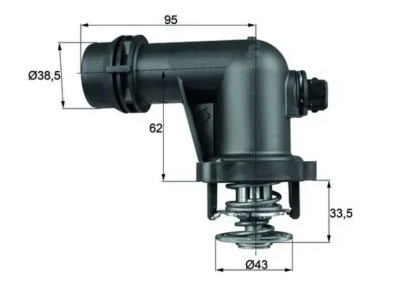 Termostato TM15105 Mahle Original