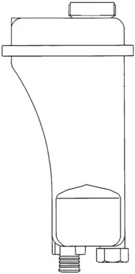 Vaso de expansión CRT51000S Mahle Original
