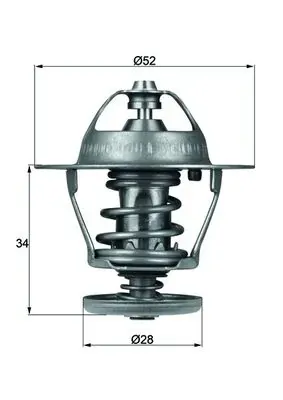 Termostato TX6888D Mahle Original