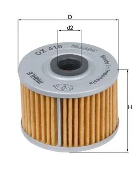Filtro de aceite OX410 Mahle Original