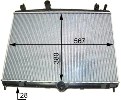 Radiador CR2113000S Mahle Original