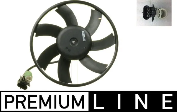 Ventilador eléctrico de refrigeración completo izquierdo (motor y hélice) CFF342000P Mahle Original