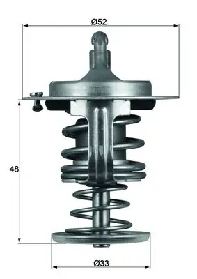 Termostato TX8280D Mahle Original