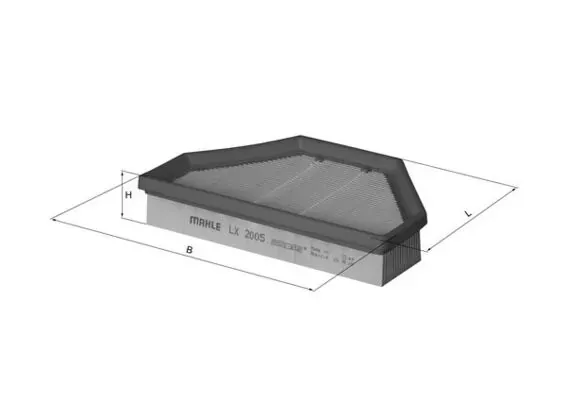 Filtro de aire LX2005 Mahle Original