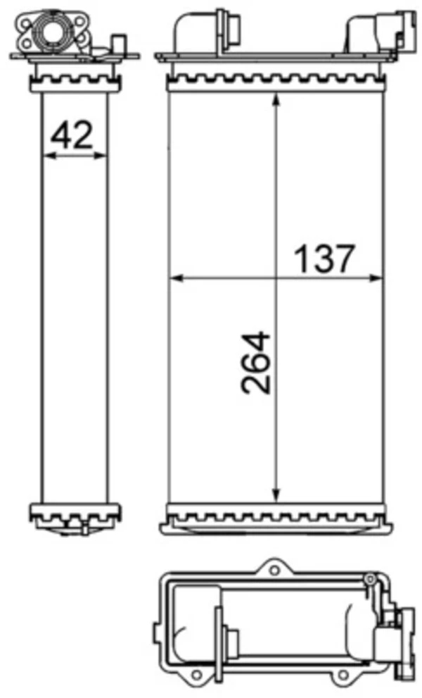 AH94000S Mahle Original radiador de calefacción
