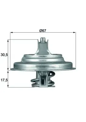 Termostato TX5483D Mahle Original