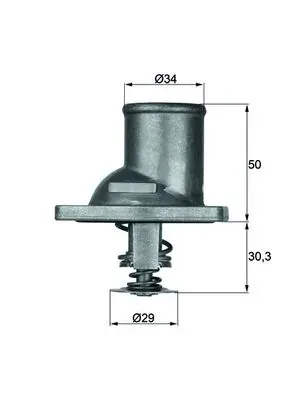 Termostato MAHLE TI192