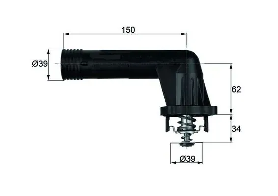 Termostato TI2095 Mahle Original