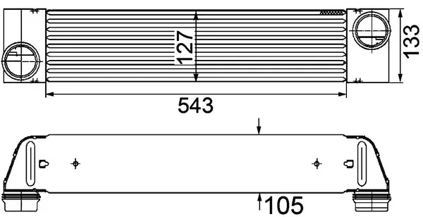 Intercooler CI193000P Mahle Original