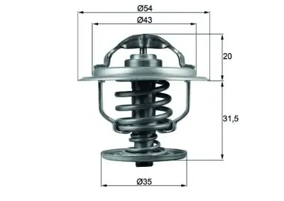 Termostato MAHLE TX10987D