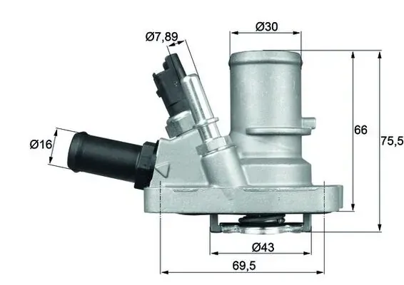 Termostato TI14488 Mahle Original
