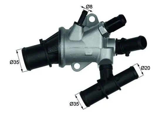 Termostato TI17088 Mahle Original