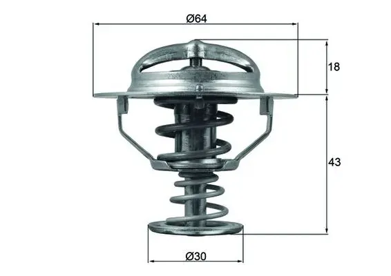 Termostato TX11482D Mahle Original