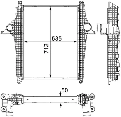 Intercooler CI147000P Mahle Original