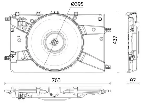 Ventilador del motor CFF546000P Mahle Original