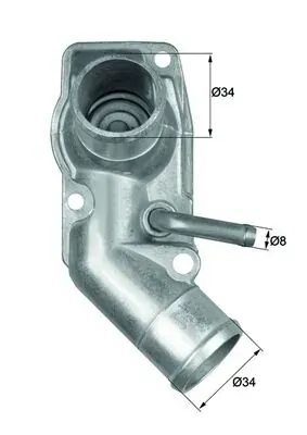 Termostato TI21392D Mahle Original