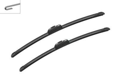 Juego de escobillas limpiaparabrisas delanteras, 2 piezas BOSCH 3397118906