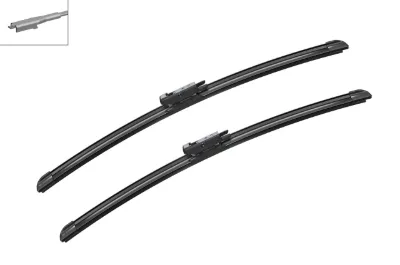 Juego de escobillas limpiaparabrisas delanteras, 2 piezas BOSCH 3397118922