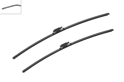 Juego de escobillas limpiaparabrisas delanteras, 2 piezas BOSCH 3397007428