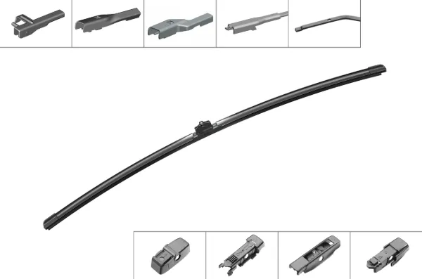 Escobilla del limpiaparabrisas del lado del conductor 3397006952 Bosch