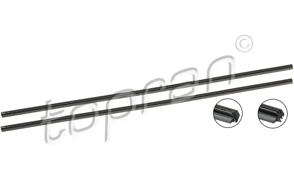 Goma del limpiaparabrisas lado conductor Volkswagen Polo 2 (86C)