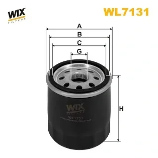 Filtro de aceite WL7131 WIX