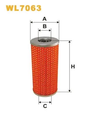 Filtro de aceite WL7063 WIX