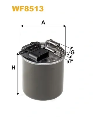 Filtro de combustible WF8513 WIX