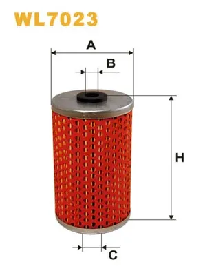 Filtro de aceite WL7023 WIX
