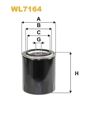Filtro de aceite WL7164 WIX