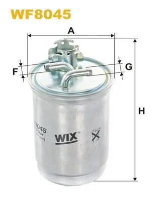 Filtro de combustible WF8045 WIX