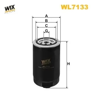 Filtro de aceite WL7133 WIX