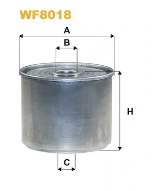 Filtro de combustible WF8018 WIX