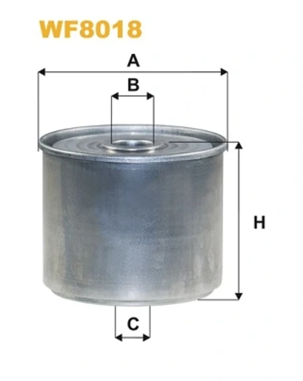 WF8018 WIX filtro combustible