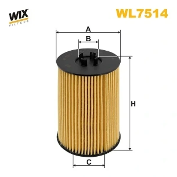 WL7514 WIX filtro de aceite