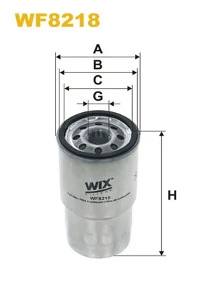 WF8218 WIX filtro combustible