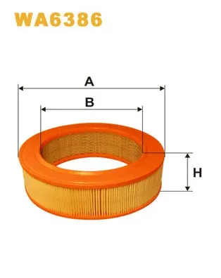 Filtro de aire WA6386 WIX