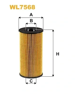 Filtro de aceite WL7568 WIX