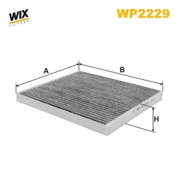 WP2229 WIX filtro de habitáculo