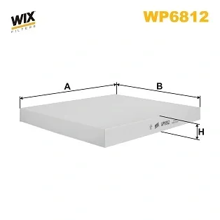 Filtro de habitáculo WP6812 WIX
