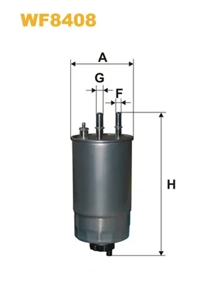 Filtro de combustible WF8408 WIX