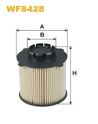 Filtro de combustible WF8428 WIX