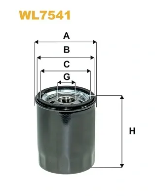 Filtro de aceite WL7541 WIX