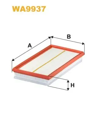 Filtro de aire WA9937 WIX