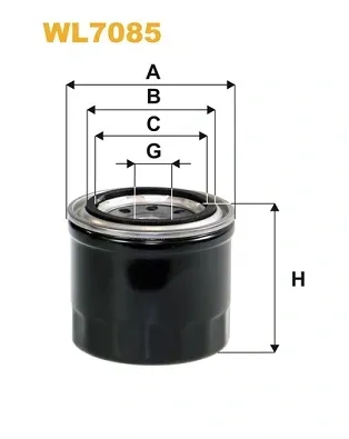 Filtro de aceite WL7085 WIX