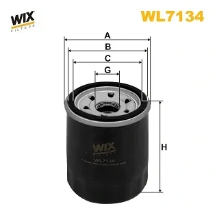 Filtro de aceite WL7134 WIX