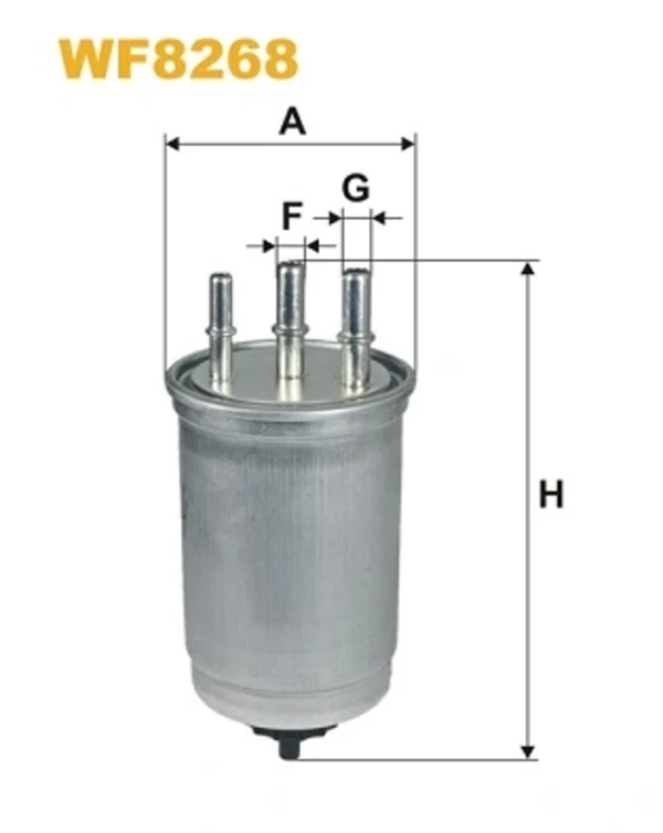 WF8268 WIX filtro combustible